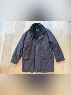 Harrods Bugatti wool blend fall winter jacket lined, lightweight warm - 38R med